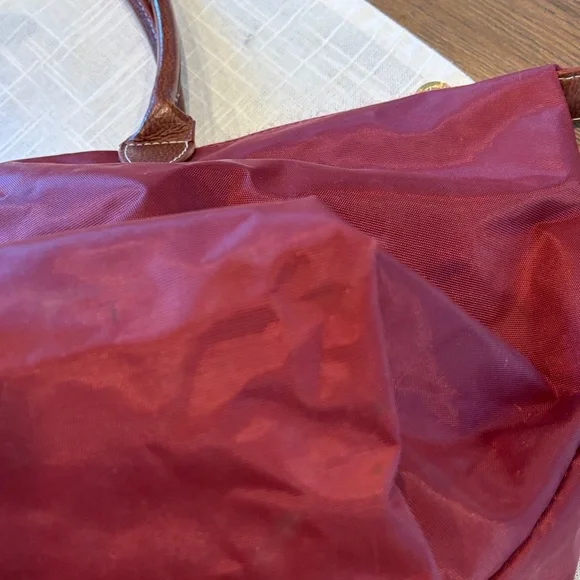 Longchamp le Pliage Burgundy Tote Bag Large - Picture 5 of 13